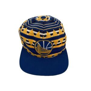 Golden State Warriors NBA Mitchell & Ness Snapback Hat Embroidered Acrylic Knit
